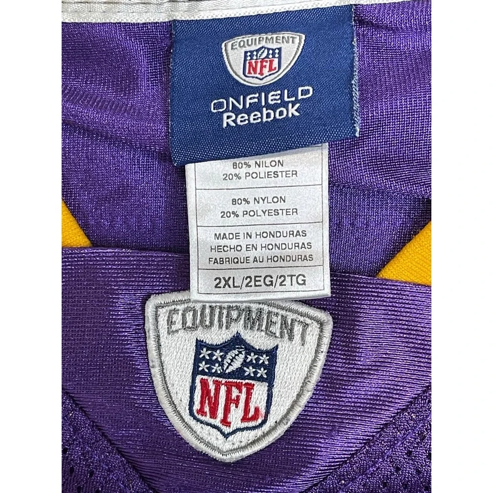 Vintage‎ Reebok NFL Minnesota Vikings Adrian Peterson #28 Jersey 2XL